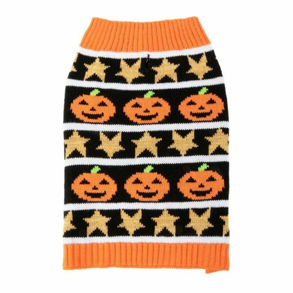 Dog Halloween Sweater JACK O LANTERN S XS - Picture 3 of 4